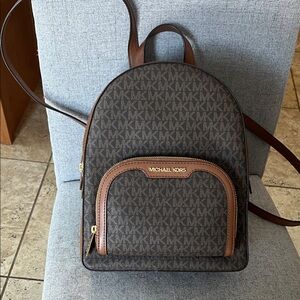 MICHAEL Michael Kors Brown Signature Backpack
